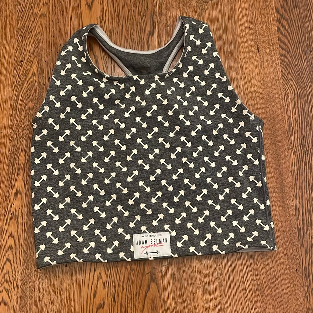 Crop top sports bra